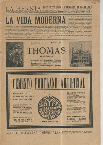 La Actualidad numero 368 (23.8.1913): Propaganda comercial