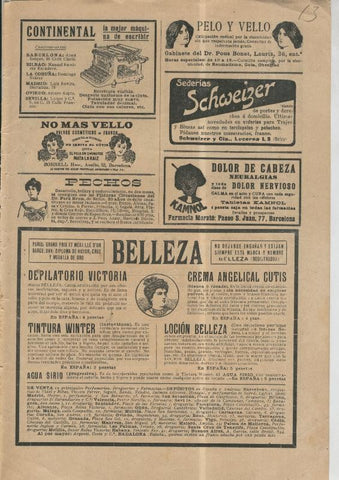 La Actualidad numero 368 (23.8.1913): Propaganda comercial