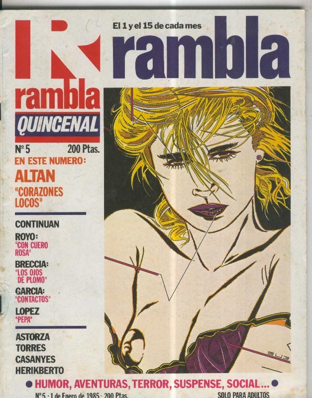 Rambla Quincenal numero 5: Corazones locos-Pepa