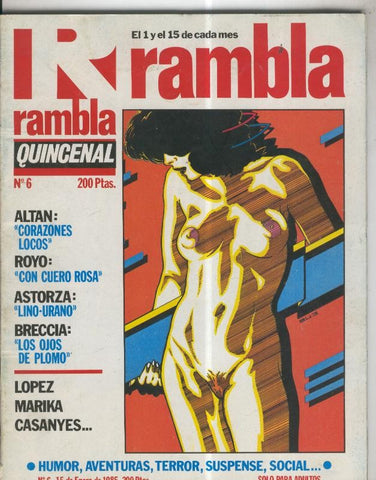 Rambla Quincenal numero 6: Corazones locos-Los ojos de plomo