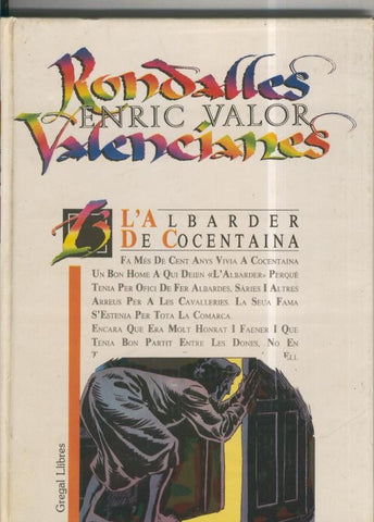 Rondalles Valencianes numero 13: L´albarder de Cocentaina