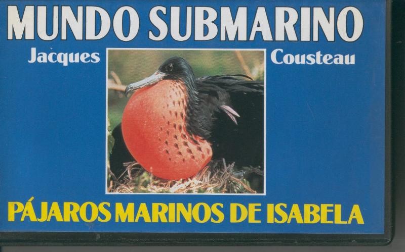 Video VHS: Jacques Cousteau: Mundo Submarino numero 33: Pajaros marinos de Isabela