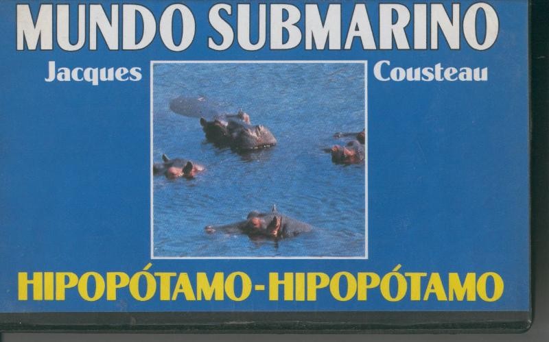 Video VHS: Jacques Cousteau: Mundo Submarino numero 23: Hipopotamo-Hipopotamo