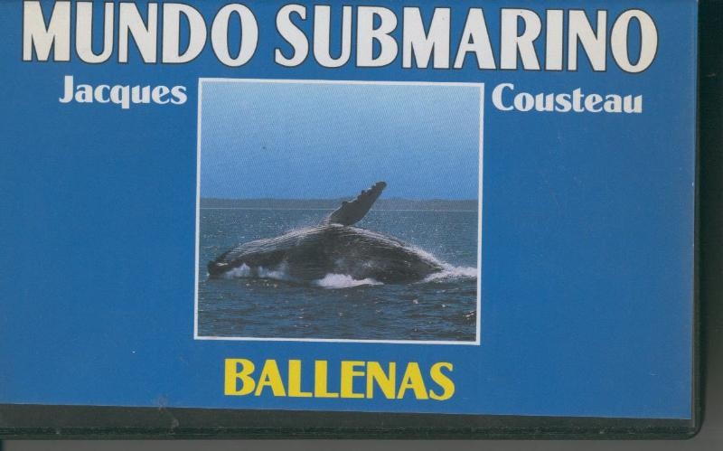 Video VHS: Jacques Cousteau: Mundo Submarino numero 04: Ballenas