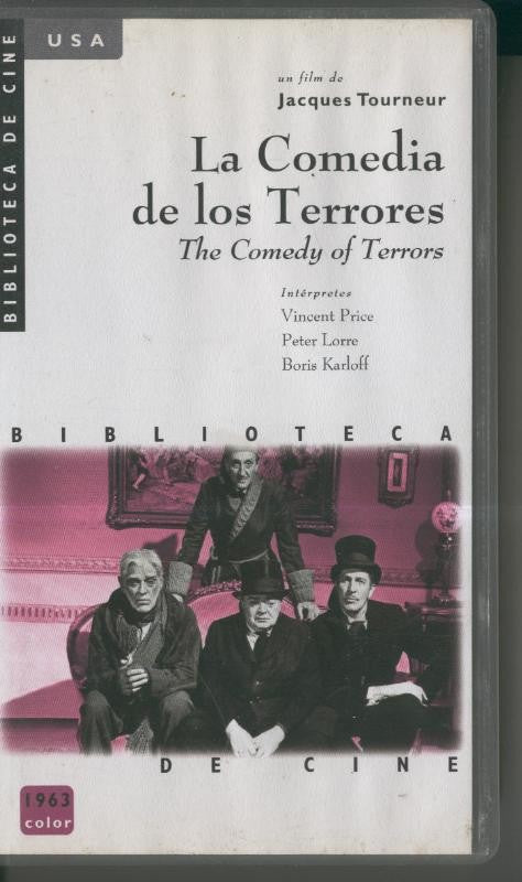 Video VHS: La comedia de los terrores