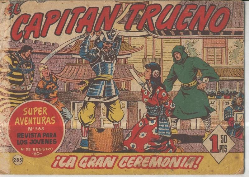 El Capitan Trueno original numero 285: La gran ceremonia