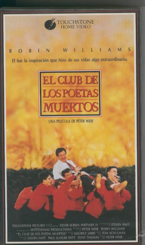 Video VHS: El club de los poetas muertos