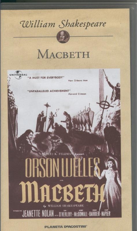 Video VHS: Macbeth