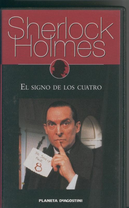 Video VHS: Sherlock Holmes: El signo de los cuatro