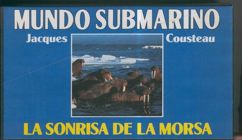 Video VHS: Jacques Cousteau: Mundo Submarino numero 22: la sonrisa de la morsa