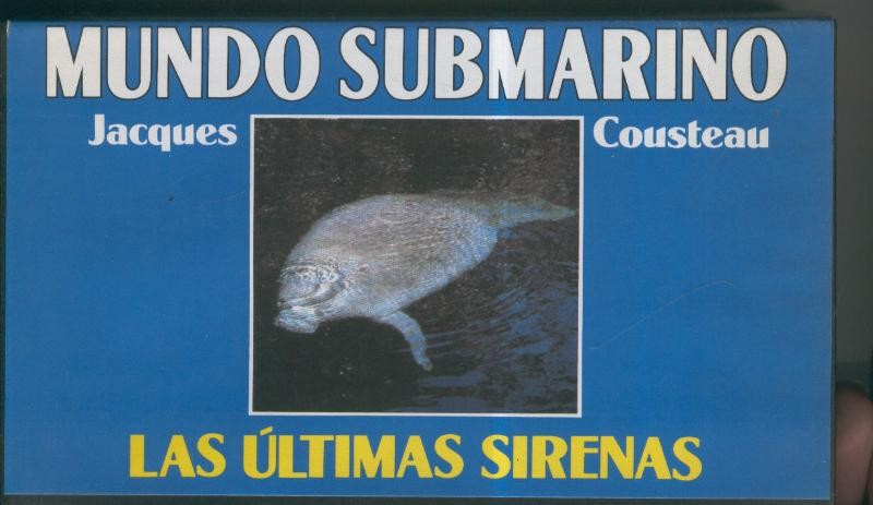 Video VHS: Jacques Cousteau: Mundo Submarino numero 18: Las ultimas sirenas