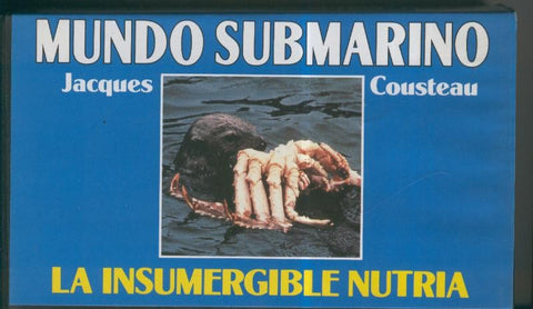 Video VHS: Jacques Cousteau: Mundo Submarino numero 17: La insumergible nutria