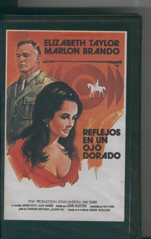 Video VHS: Reflejos en un ojo dorado