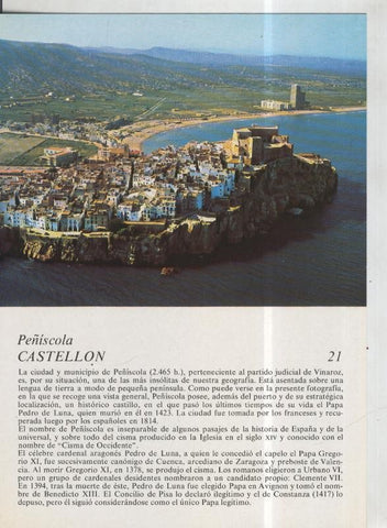 Laboratorio Emyfar S.L.: Imagen 021: Peñiscola en Castellon