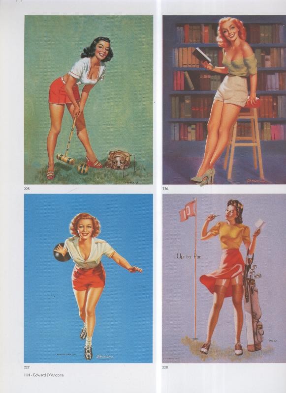Pin Up lamina 041: Edward D´Ancona