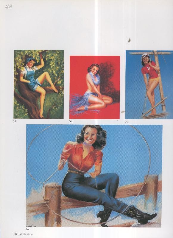 Pin Up lamina 044: Billy de Vorss