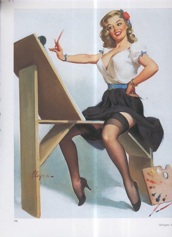Pin Up lamina 071: Gil Elvgren