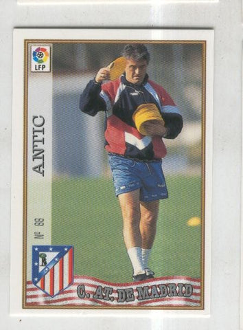 Cromo Liga 97/98: C.At.de Madrid numero 088: Antic (entrenador)
