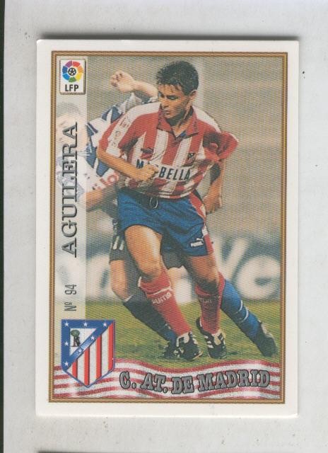 Cromo Liga 97/98: C.At.de Madrid numero 094: Aguilera