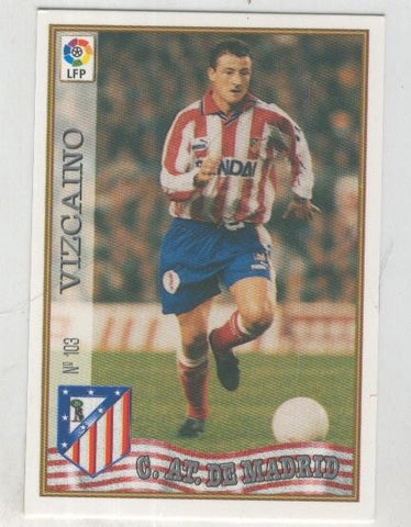 Cromo Liga 97/98: C.At.de Madrid numero 103: Vizcaino