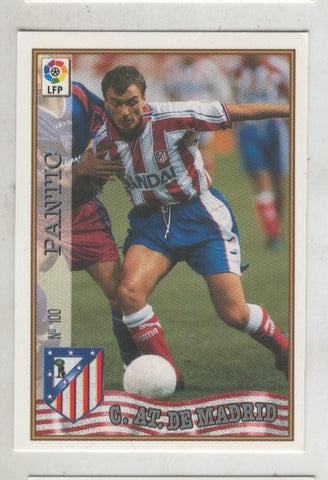 Cromo Liga 97/98: C.At.de Madrid numero 100: Pantic