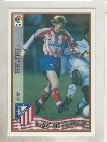 Cromo Liga 97/98: C.At.de Madrid numero 101: Bejbl