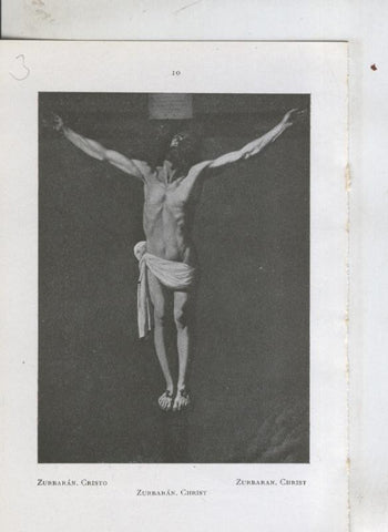 Museo de pinturas de Sevilla: lamina 03: Cristo de Zurbaran