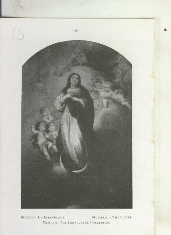 Museo de pinturas de Sevilla: lamina 13: La Inmaculada de Murillo