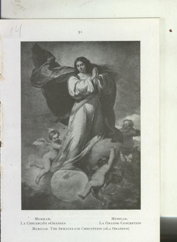 Museo de pinturas de Sevilla: lamina 14: La Concepcion de Murillo