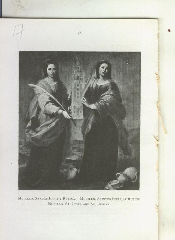 Museo de pinturas de Sevilla: lamina 17: Santas Justas y Rufina de Murillo
