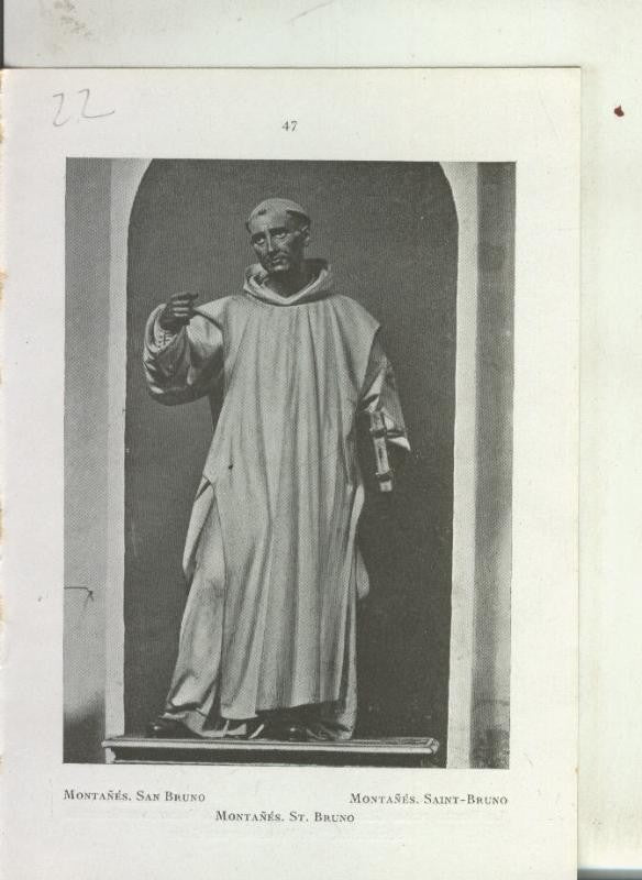 Museo de pinturas de Sevilla: lamina 22: San Bruno de Montañes