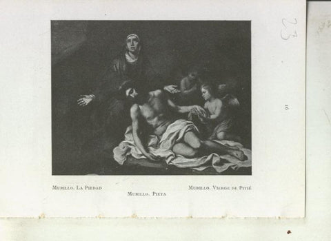 Museo de pinturas de Sevilla: lamina 23: La piedad de Murillo
