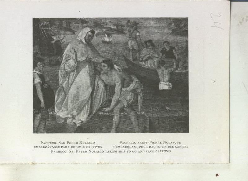Museo de pinturas de Sevilla: lamina 24: San Pedro Nolasco de Pacheco