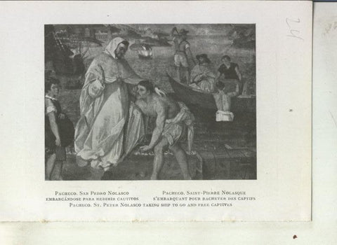 Museo de pinturas de Sevilla: lamina 24: San Pedro Nolasco de Pacheco