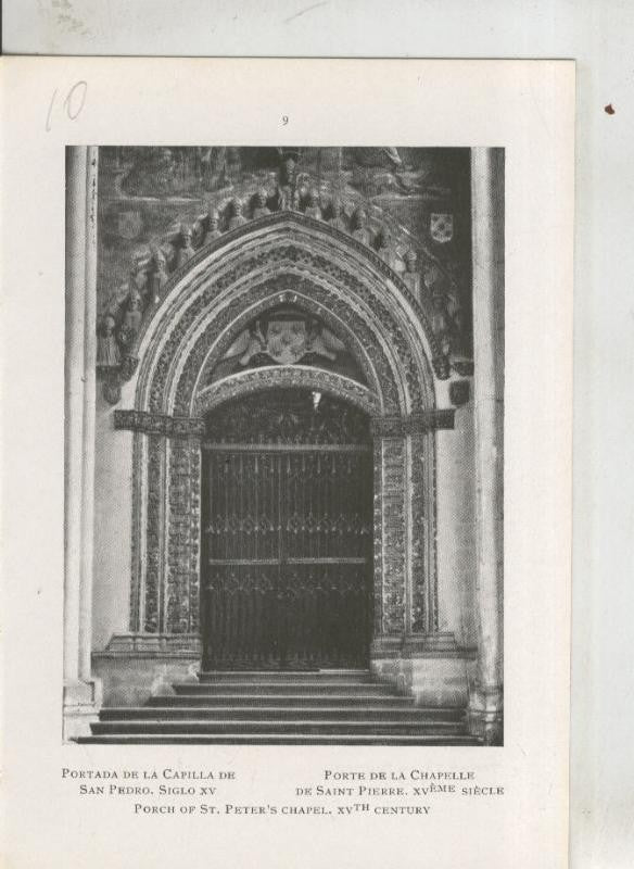 Catedral de Toledo: lamina 10: Portada de la capilla de San Pedro