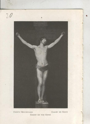 Goya en el museo del prado: lamina 20: Cristo crucificado