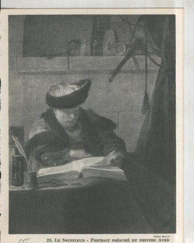 Chardin 1699-1779: lamina 18: Le souffleur