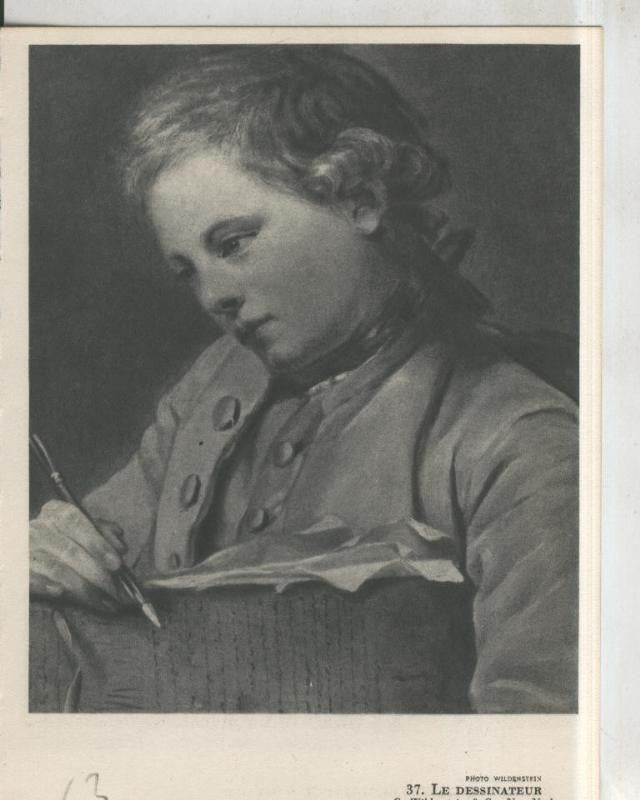Chardin 1699-1779: lamina 13: Le dessinateur