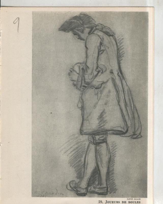 Chardin 1699-1779: lamina 09: Joueurs de Boules