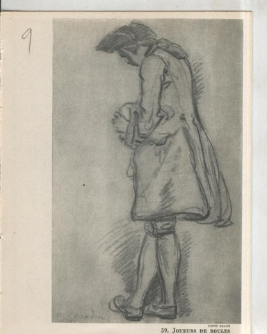 Chardin 1699-1779: lamina 09: Joueurs de Boules