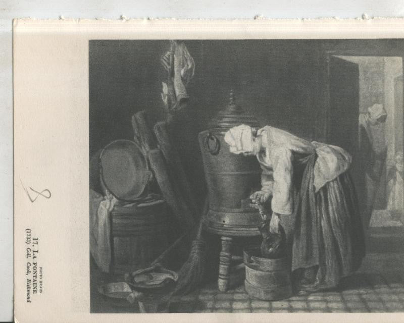 Chardin 1699-1779: lamina 08: La Fontaine
