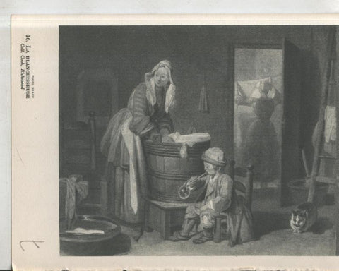 Chardin 1699-1779: lamina 07: La blanchisseuse