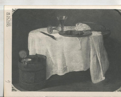 Chardin 1699-1779: lamina 06: La nappe