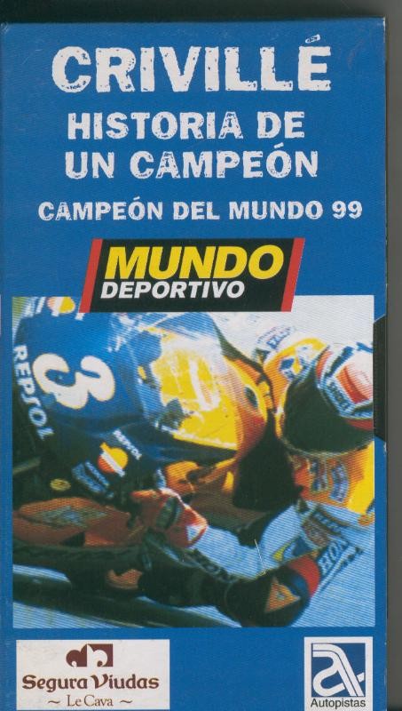 Video VHS: Criville campeon del mundo 99