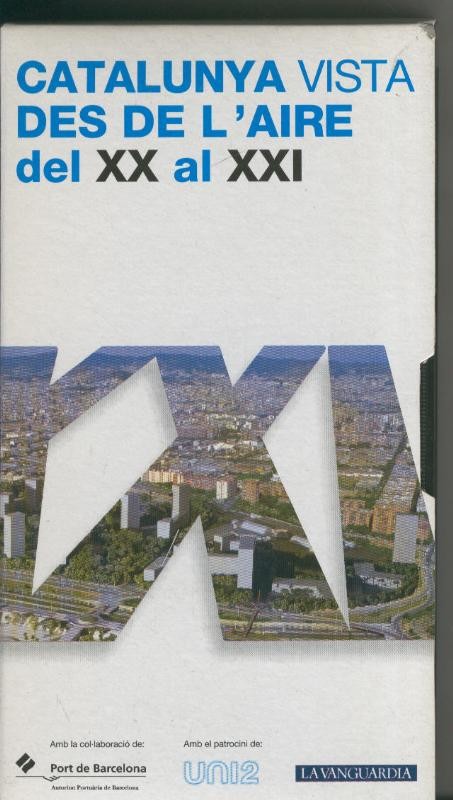 Video VHS: Catalunya vista des de l´aire del XX al XXI
