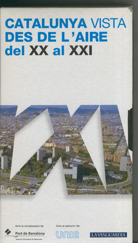 Video VHS: Catalunya vista des de l´aire del XX al XXI