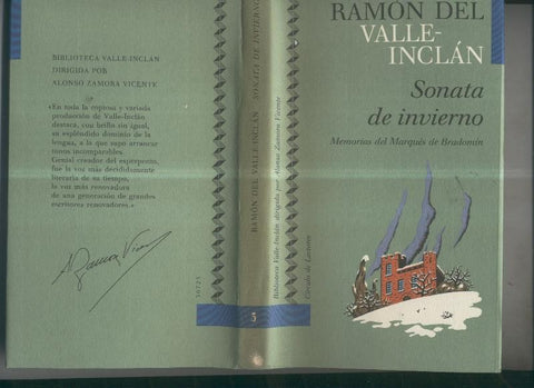 Coleccion Valle Inclan numero 03: Memorias del Marques de Bradomin: sonata de invierno