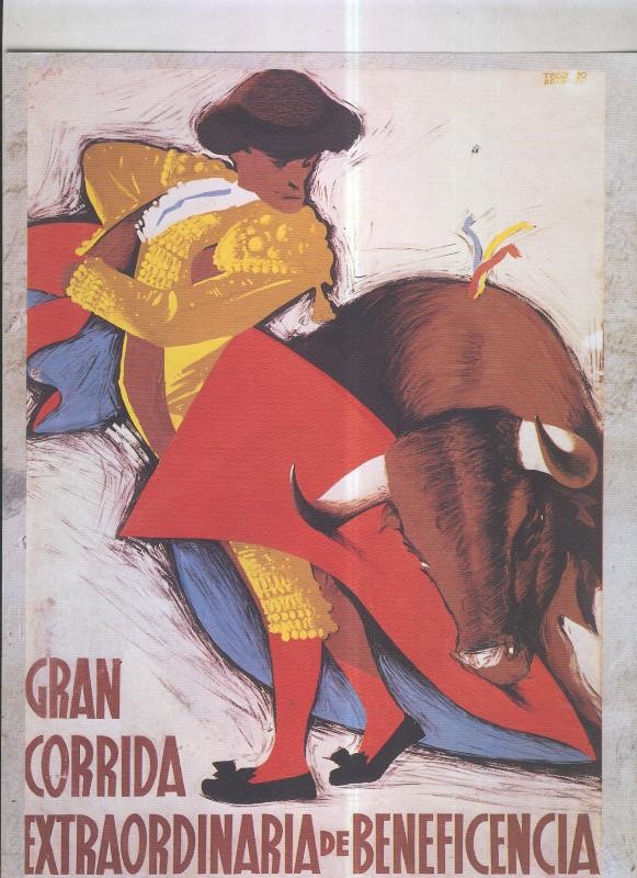 La pasion por los toros: Cartel corrida Beneficencia de 1950