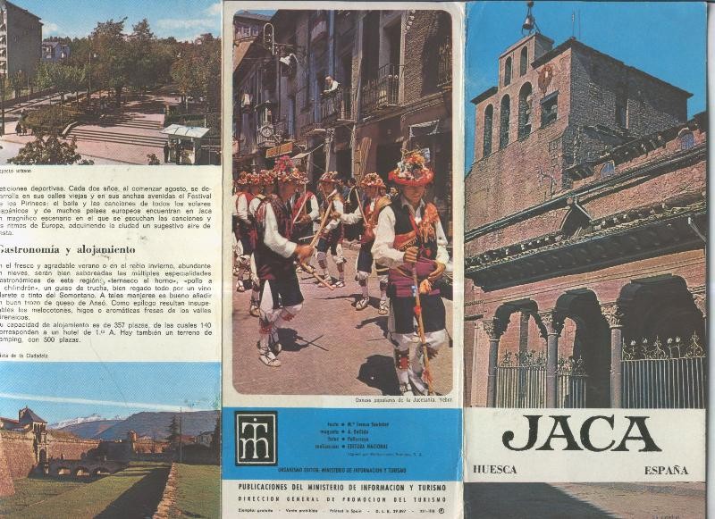 Triptico turistico de Jaca, Huesca