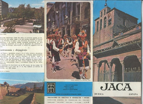 Triptico turistico de Jaca, Huesca